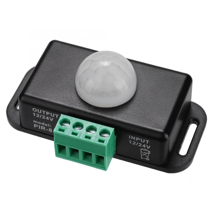 Infrared Alarm Detector DC 12V 24V Automatic Intelligent Infrared Human Body Sensor Switch for Home Motion Sensor Plastic Metal