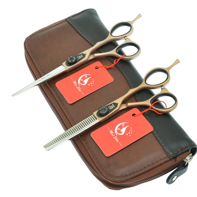 Meisha 6 inch Barber Shop Cutting Thinning Styling Shears Hair Salon Scissors Japanese Hairdressing Tools A0085A