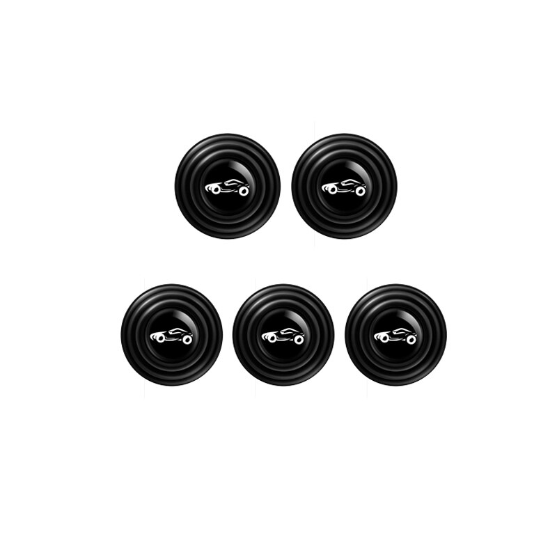 5/10Pcs Cars Door Shock Stickers Universal Auto Soundproof Buffer Pier Anti-collision Silicone Trunk Insulation Auto Crash Pad