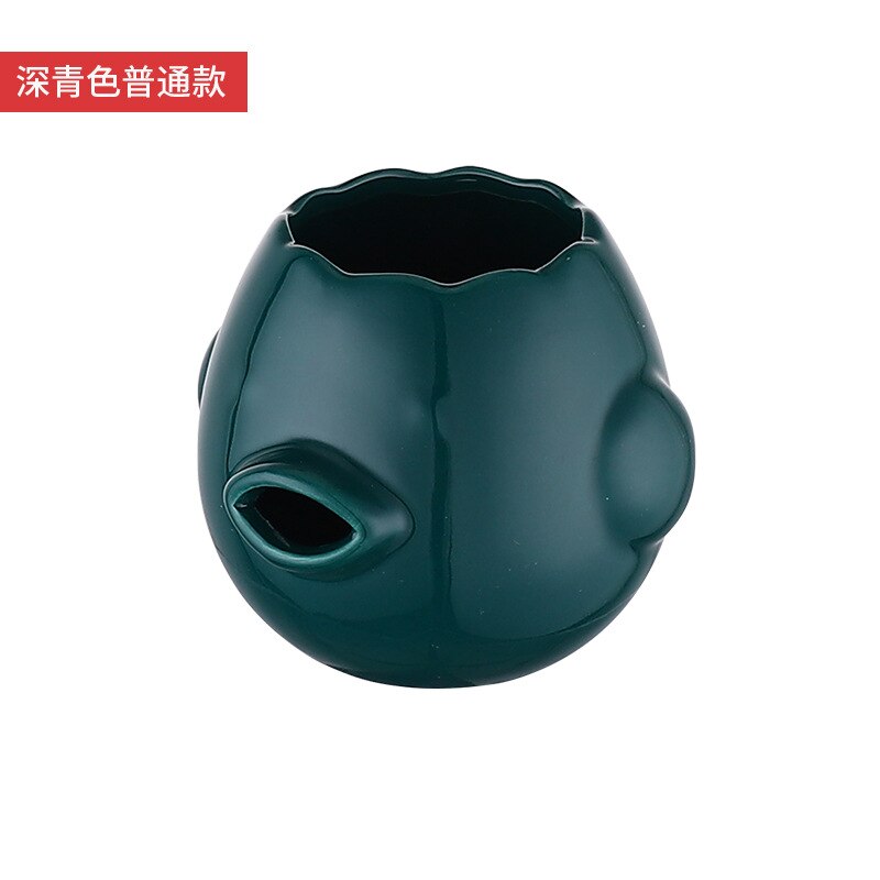 Cartoon Chicken Egg Yolk White Separator Ceramics Ceramic Cartoon Chick Egg Separator Dining Cooking Kitchen Gadget: Green
