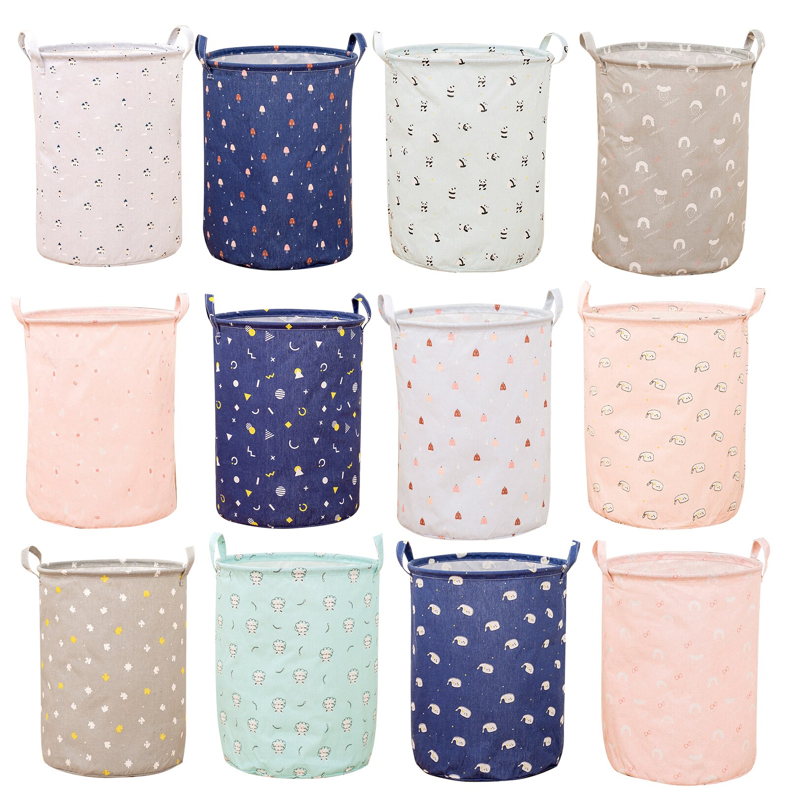 Foldable Laundry Basket Large Capacity Laundry Hamper Dirty Clothes Storage Organizer Bucket Homehold Storage Bag