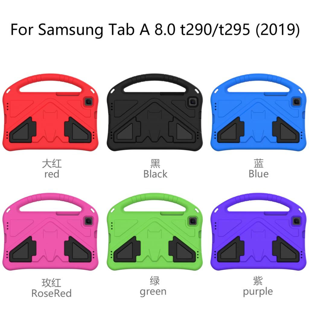 For Samsung SM-T290 Case 8.0 Inch T295 EVA Shockproof Tablet Stand Coque Cover For Samsung Galaxy Tab A 8.0 T290 SM-T295
