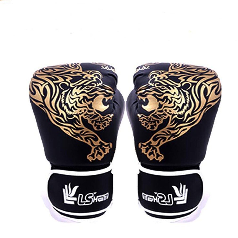 Gants de boxe hutu à flamme rouge pour adultes et enfants, gants de dessin animé sanshou pour gants d'entraînement de boxe et couvre-poings