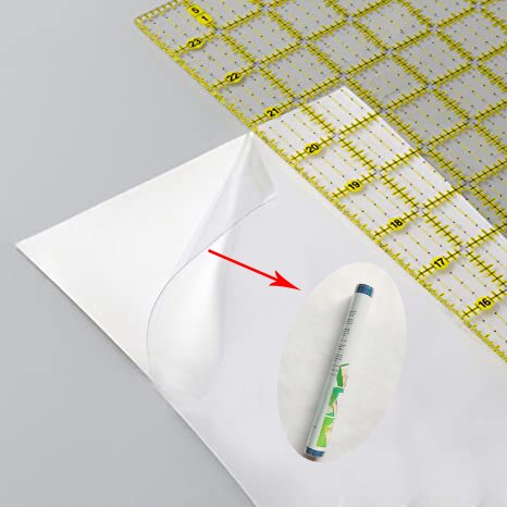 Folded Corner Clipper Quilting Templates Ruler # FCC-01: Anti-slip film