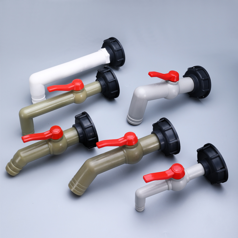 IBC-Tankadapter, Wasserwürfel, Ventilanschlüsse, Gartenbewässerungsstecker, einfach zu verwendende Schlauchschalter-Wasserhähne.