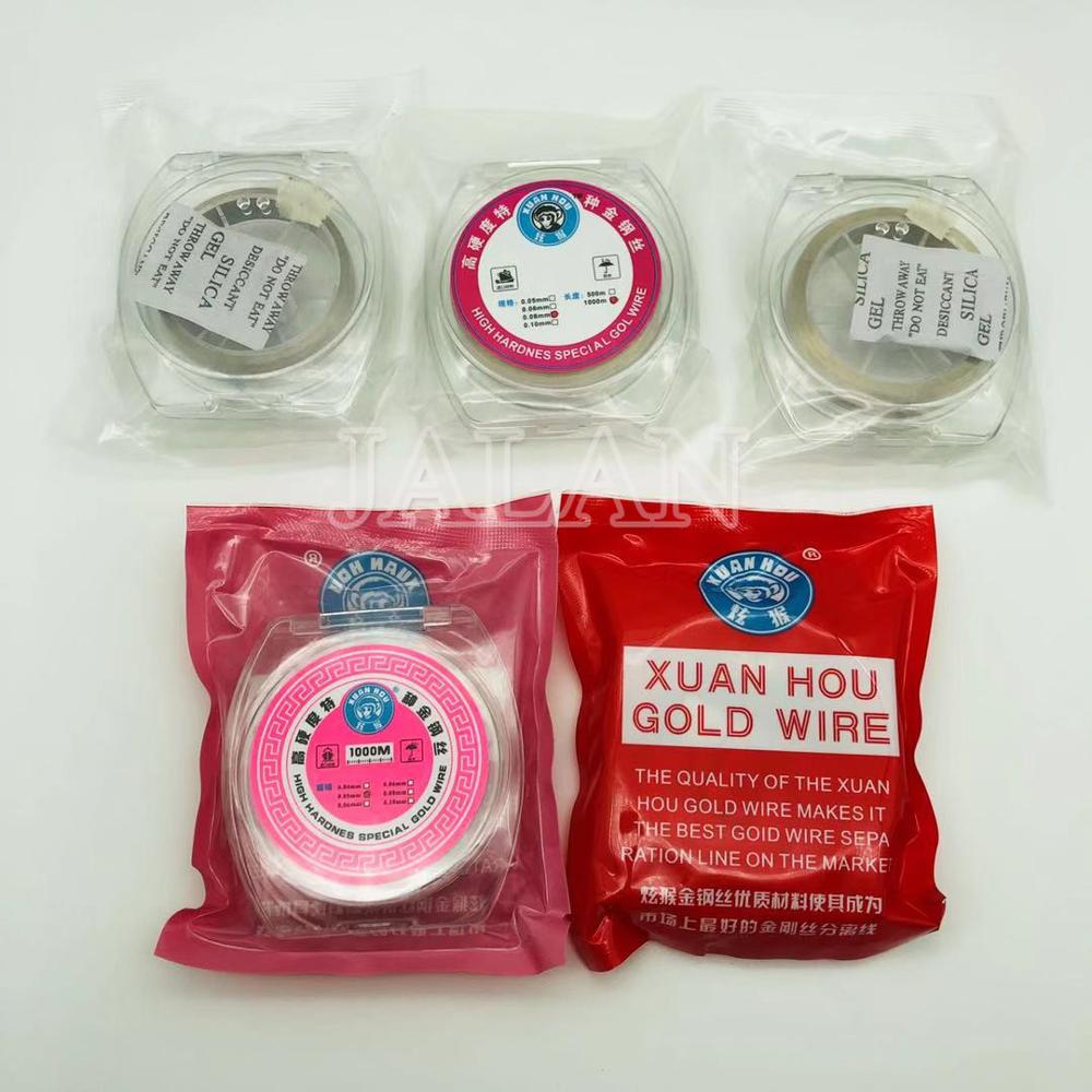 Xuanhou 1000m 0.04/0.05/0.06/0.08/0.1mm lcd tela oled fio separado alta dureza cola remover limpo fio ferramenta