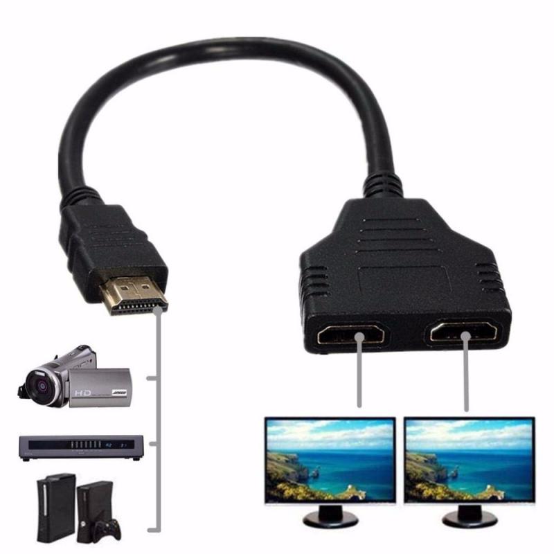 1080P Hdmi Port Male Naar 2 Vrouwelijke 2 In 1 Out Hdmi Splitter Kabel Adapter Converter Voor Hd Dvd PS4 Xbox Laptop Tv Monitor