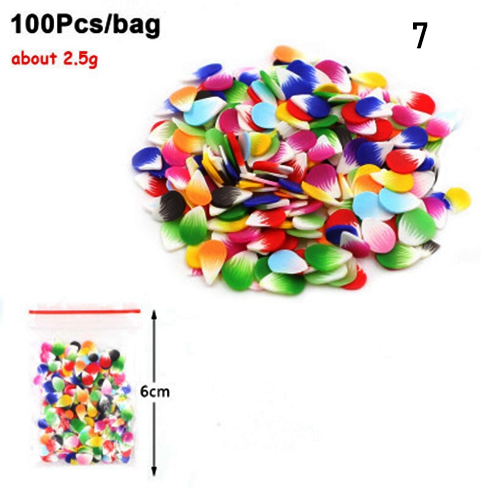 2.5g/Bag Fruit Bead DIY Decoration Charms Mud Accessories Fluffy Addition in Mud Clound Sand Toys Filler Glitter Clear Set: 07