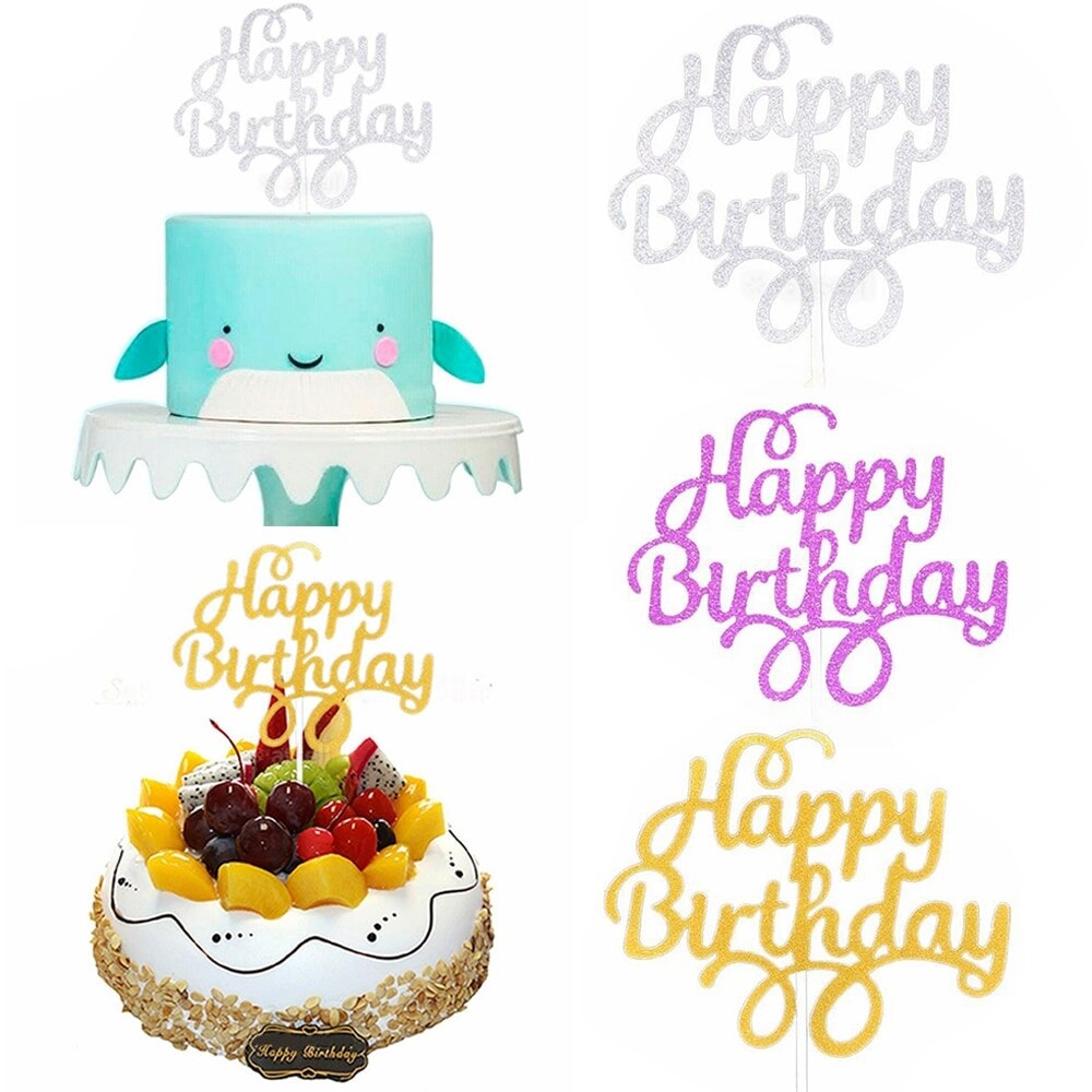 Birthday party cake decoration cake topper fruit dessert decoration birthday party beads