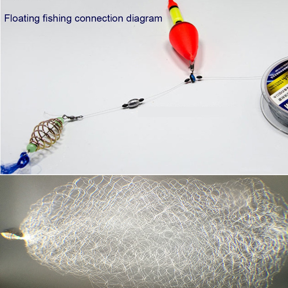 Magnetisk fleece frigivelse flydende klæbrig fiskenet eksplosionskrog fanget nylonnet fiskenet klæbrig fisk kastenet