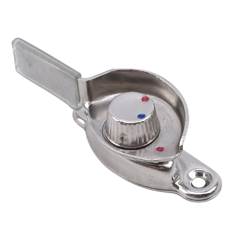 Stainless Steel Crescent Lock Half Moon Lock Safety Security Sash Window Lock Sliding Household Tool Accessory