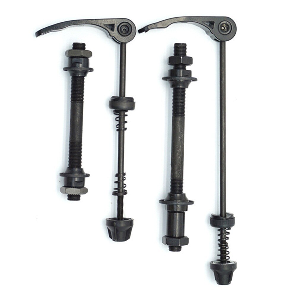 Axe de vélo à dégagement rapide, roue de bicyclette de montagne avant arrière, jeu de brochettes, peau d'essieu QR outil cyclisme axe Central, 4 pièces