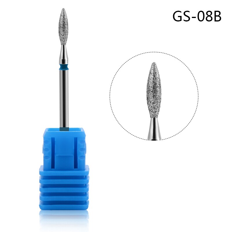 Brocas para uñas amoladora de silicona para esmalte de uñas cortador rotatorio de cutícula para manicura herramientas eléctricas Accesorios