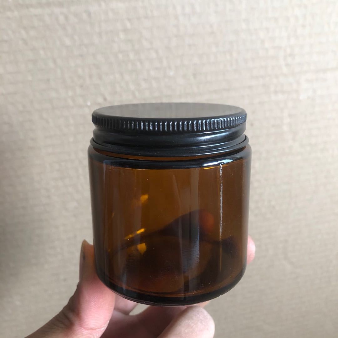 Taza de bougie marrones grandes DIY botella vacía hecha a mano de vidrio vela tarro fabricación de velas materiales envase recargable