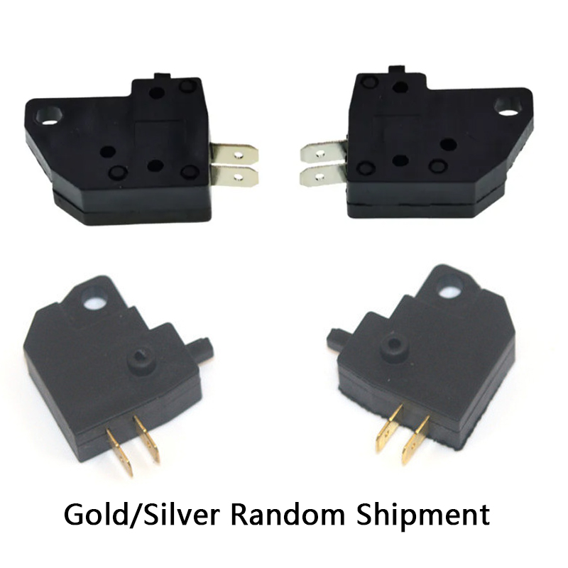 10 Uds. Interruptor Universal para motocicleta, parada de freno delantero derecho/izquierdo como freno de disco de coche eléctrico, accesorios de interruptor de Control de manillar