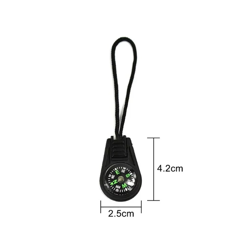 Plastic Mini Kompas Outdoor Survival Gereedschap Kamperen Wandelen Reizen Pocket Navigator Multifunctionele draagbare klimuitrusting