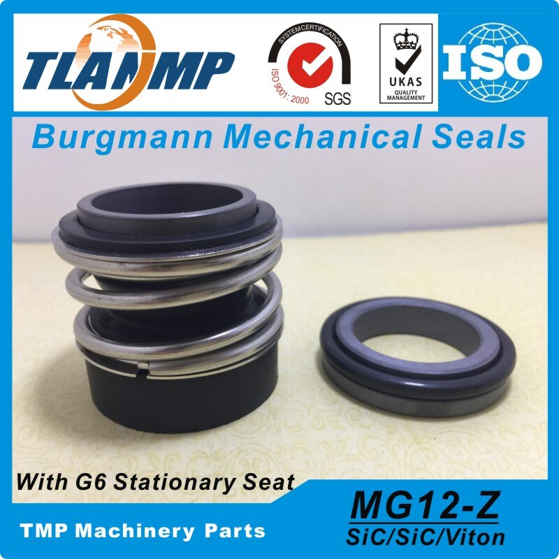 MG12/40-Z ( MG12-40/G6) Burgmann Rubber Bellow Mechanical Seals| MG12/40-G6 with G6 Stationary Seat
