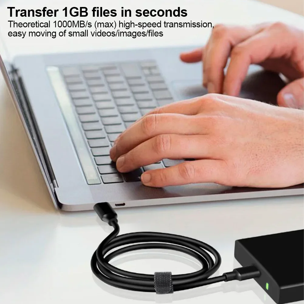Snel opladen USB3.2 10Gbps kabel USB Type A naar USB C 3.1/3.2 Gen2 kabel Gegevensoverdracht USB C SSD harde schijf kabel 3A 60W QC 3.0