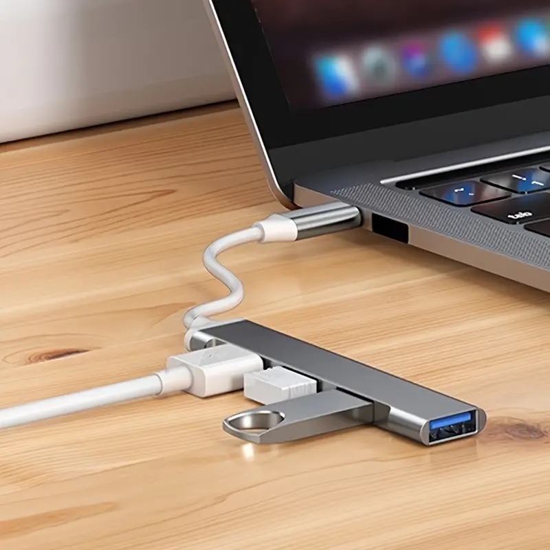 4-portowy rozdzielacz wieloportowy typu C HUB 3.0 USB 3.1 Adapter OTG do Xiaomi Lenovo Macbook 13 15 Air Pro PC Akcesoria komputerowe