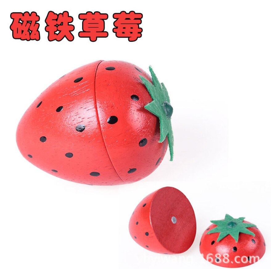 Montessori Educational Toy wooden kitchen toy fruit cutting avocado cut fruit toy house food toy Pretend Play Toy Christmas
