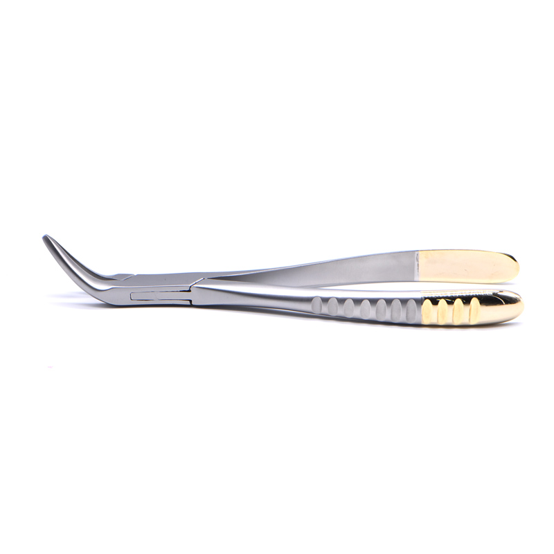 Dental Root Fragment Minimally Invasive Tooth Extraction Forcep Tooth Pliers Dental Instrument Curved Maxillary Mandibular Teeth
