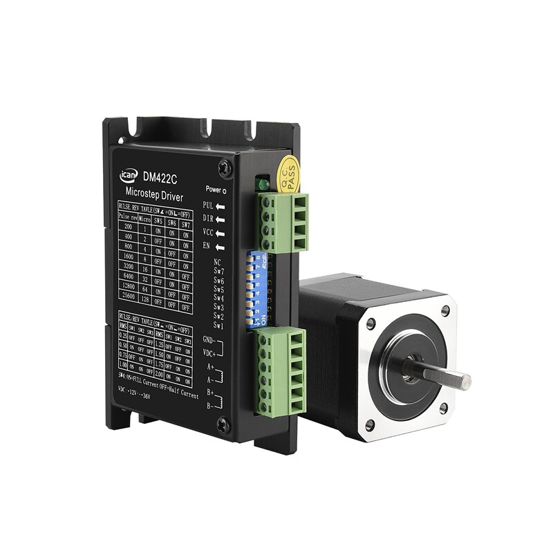 ICAN Motor Stepper Drive DM422C 12-36VDC Arduino Stepper Motor Drvier