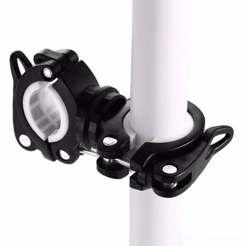 360 grad Drehung Einstellbar Fahrrad Vorderseite Lampe Halterung Taschenlampe Halfter Fahrrad Lenker schnell Freisetzung Licht Halterung Klemme Clip