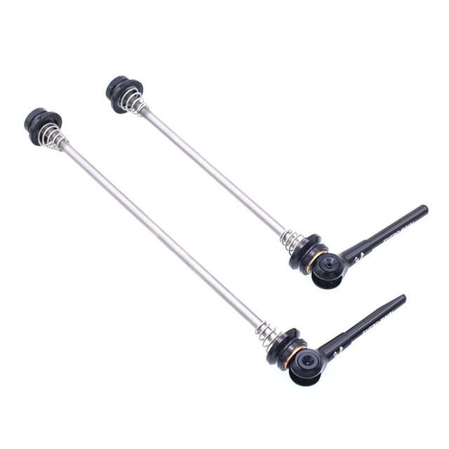 Fahrrad Quick Release Gabel Geeignet für MTB Rennräder Vorne und Hinten Rad Sets Offene Getriebe Hub Feste Welle: Black