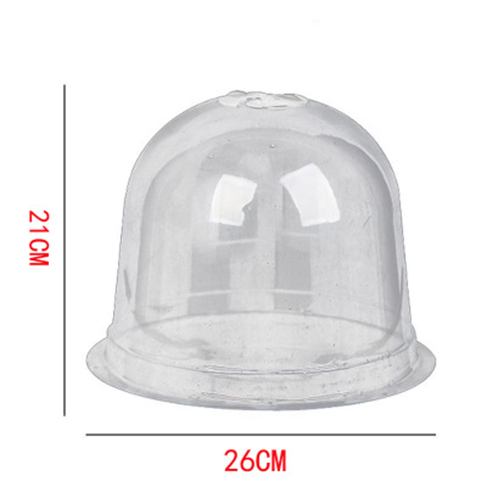 40#  have cloche plante klokke dæksel med ventilationshuller 6 pakke plantebeskytter dækker beskyttelse jord sikring pinde plante