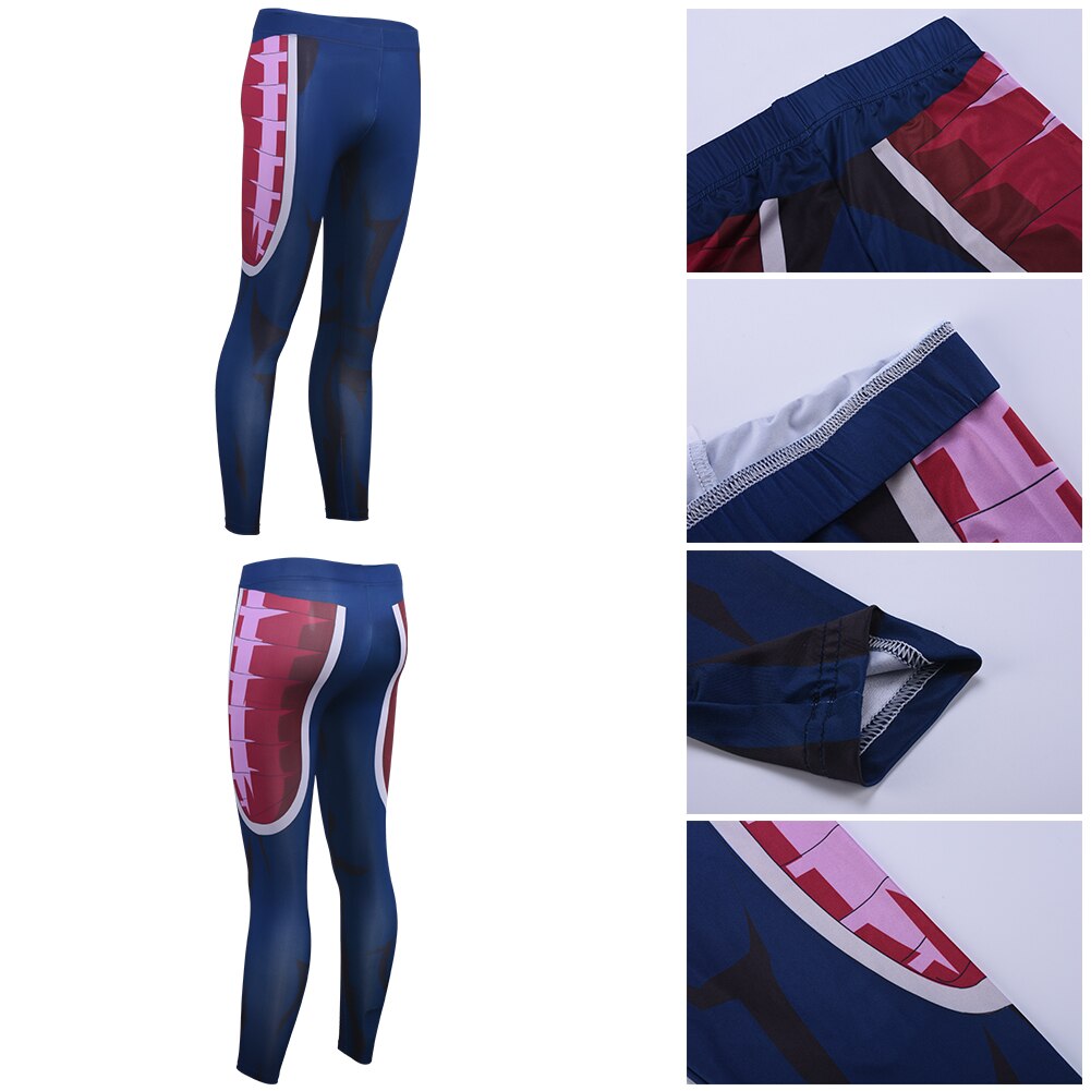 Zomer Nieuwe 3D Afdrukken Man Gym Leggings Fitness Sportkleding Running Tights Workout Quick Dry Leggings Mannelijke Sport Panty