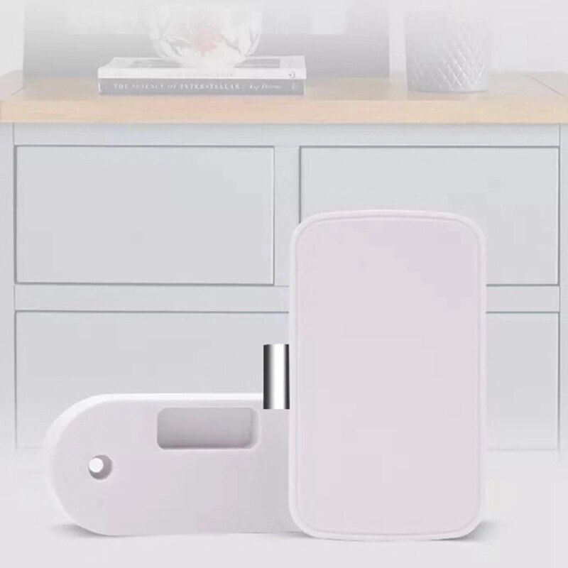 Tuya Smart Bluetooth App Drawer Lock Free Hole Lock Invisible Lock File Cabinet Wardrobe Letter Box Lock Support Alexa