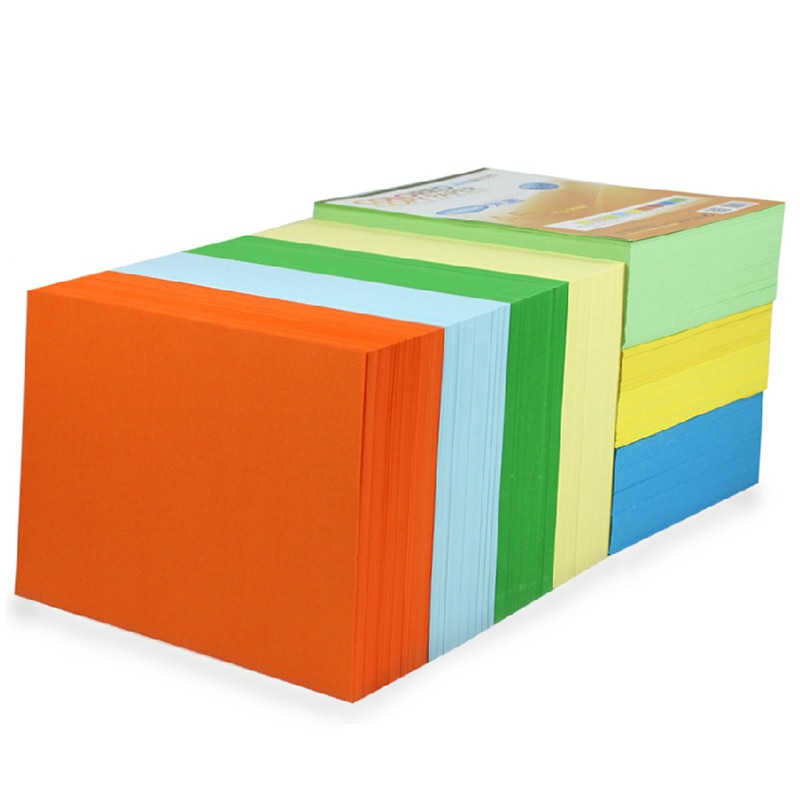 Copy printing color paper A4 100 sheets 80G Multicolors Handmade DIY paper Office School Supplies