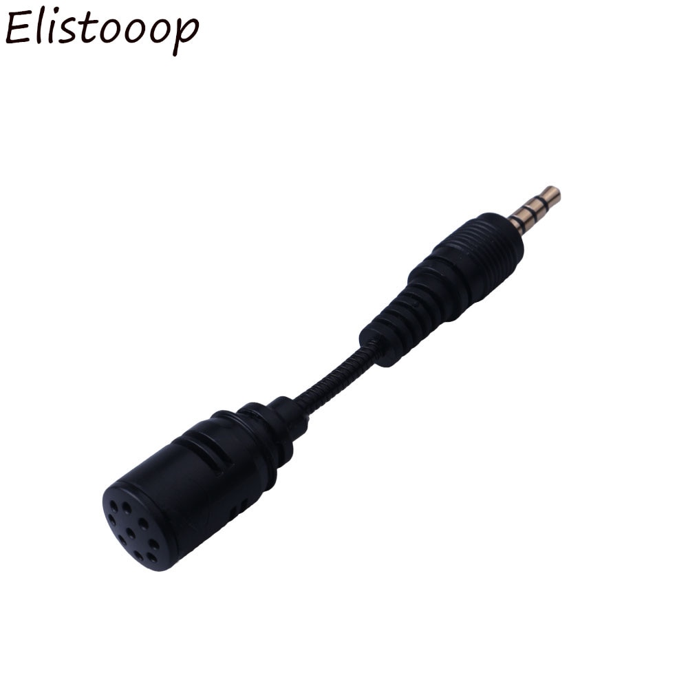 Mini flexibel mikrofon för telefon 3.5mm gränssnitt mobiltelefon stereomikrofon för iphone android