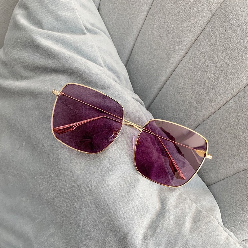 Ronde heren zonnebril met groot montuur en grote lenzen voor dames: 6