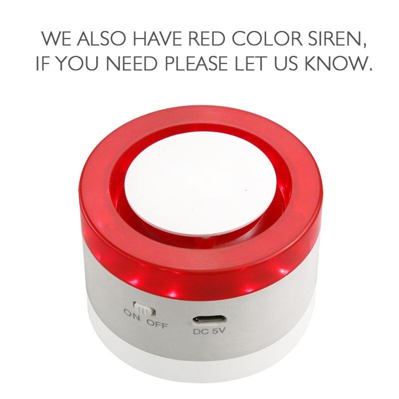 ALARMEST Smart Wireless Wifi Alarm Siren Kits Smart Life APP Control works with IP camera