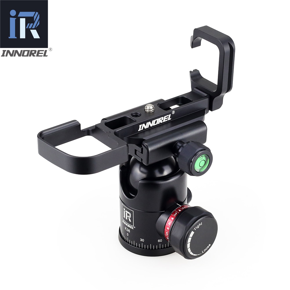 INNOREL LB-A6000 L Type Quick Release Plate Aluminum Alloy Vertical L Bracket Hand Grip The Exclusive Use of Sony A6000