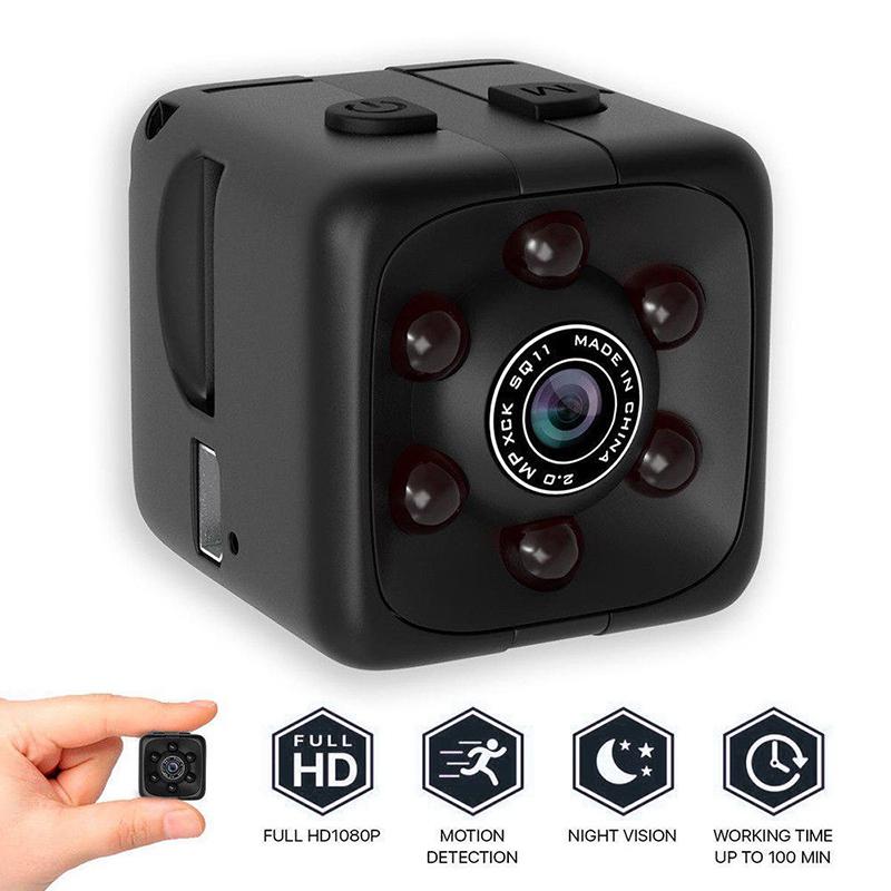 SQ11 mini camera 1080P HD Sport DV DVR Monitor Concealed camera SQ 11 night vision micro small camera Mini camcorder: Default Title