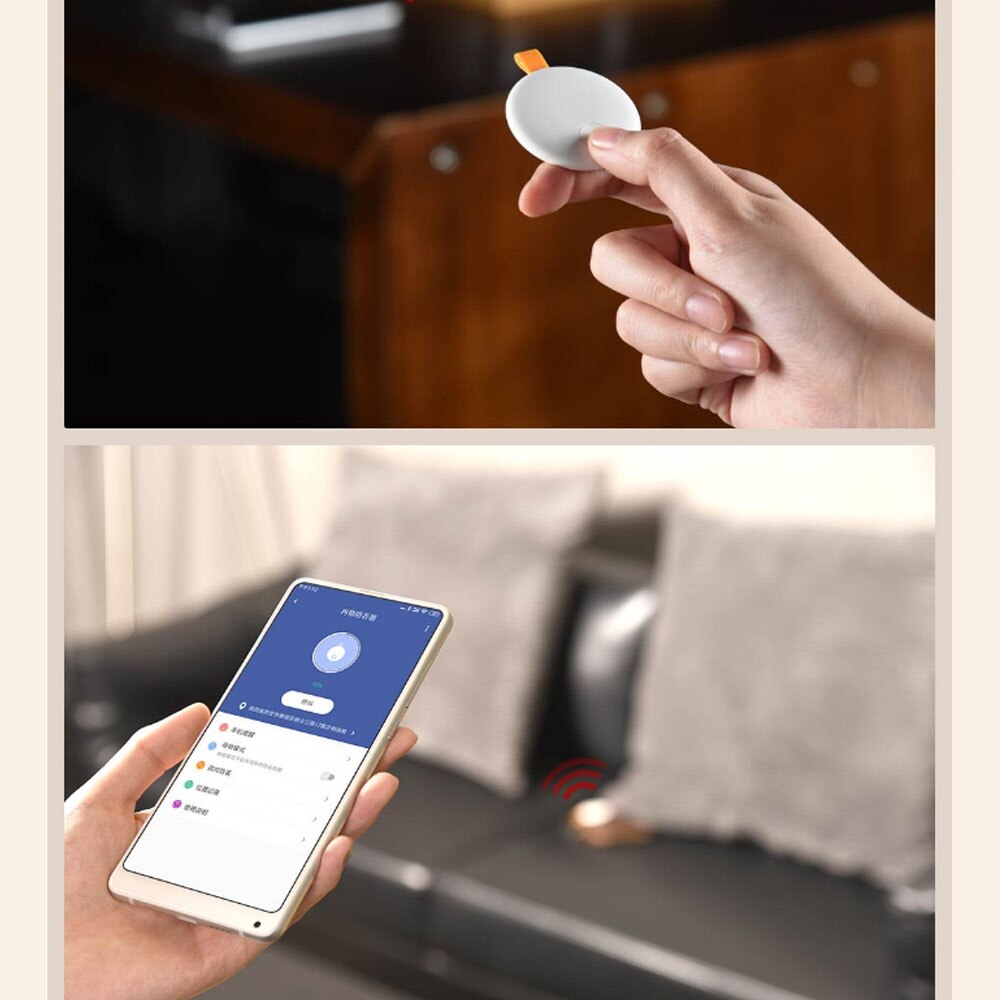 Xiaomi-Dispositivo inteligente Ranres inalámbrico con Bluetooth 5,0, dispositivo de alarma de seguimiento antipérdida para coche, llave de Mascota, rastreador de motocicleta para niños