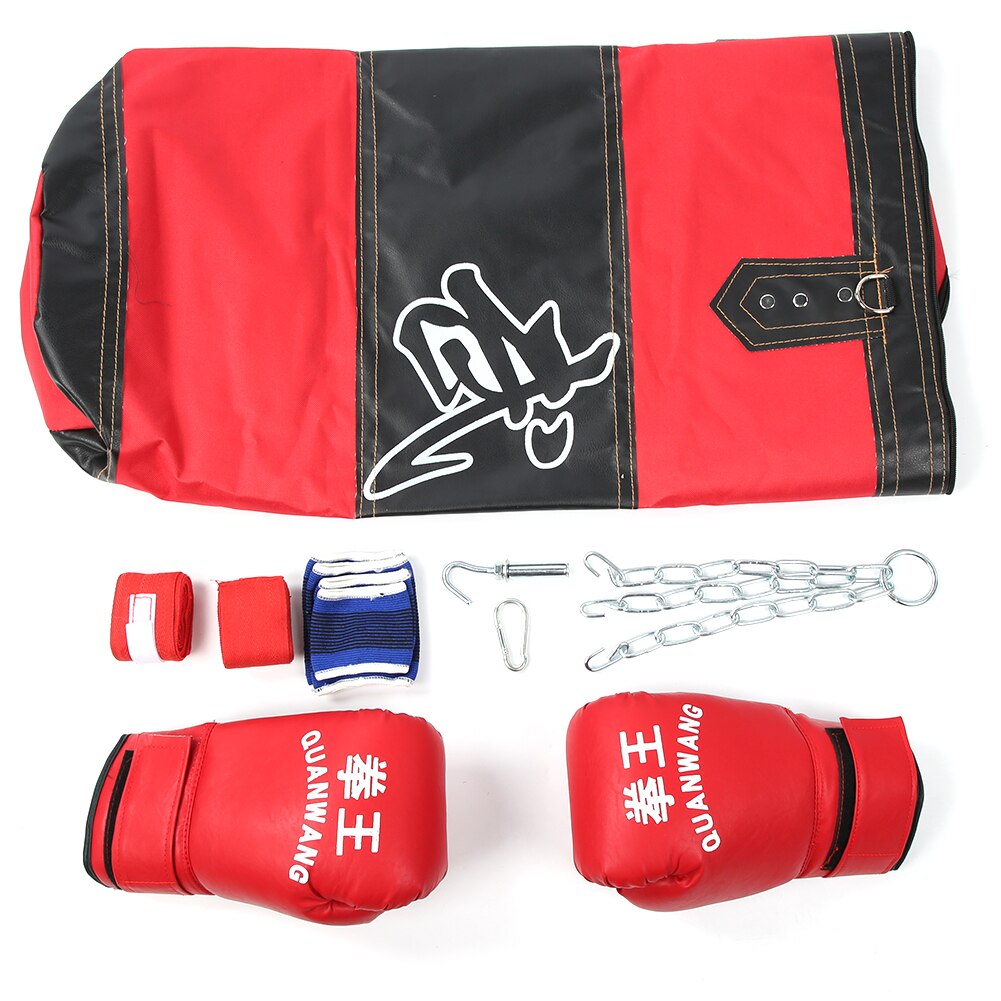 80CM Teenagers Children Kids Boxing Heavy Punching Training Bag Fitness Sandbag Exercises Workout Power Bag Boxing Sandbag