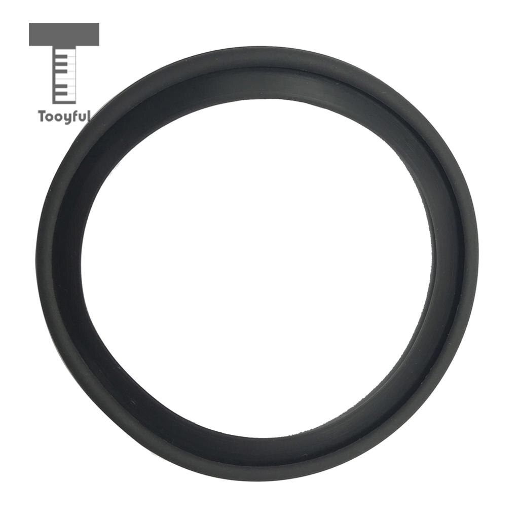 Tooyful zwarte siliconen sopraansaxofoon ring demper beschermer voor saxofoonliefhebbers