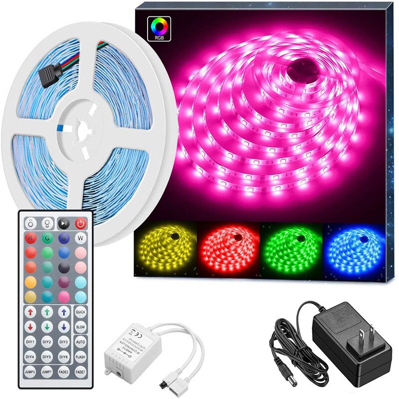 Bluetooth Infrared Remote Control TV Background Wall Lamp with Sensor Intelligent Control RGB Epoxy Led Lamp with Set