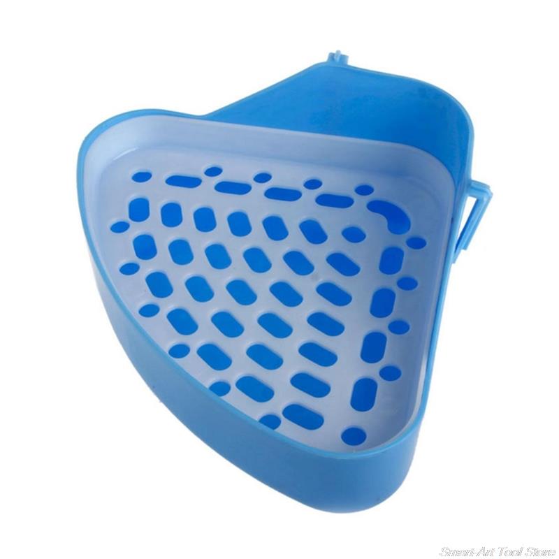 Cama de plástico para hámster, jaula de baño de plástico para mascotas, casa de descanso para cobayas, accesorios para juguetes,: A-BL-24x18x5.5cm