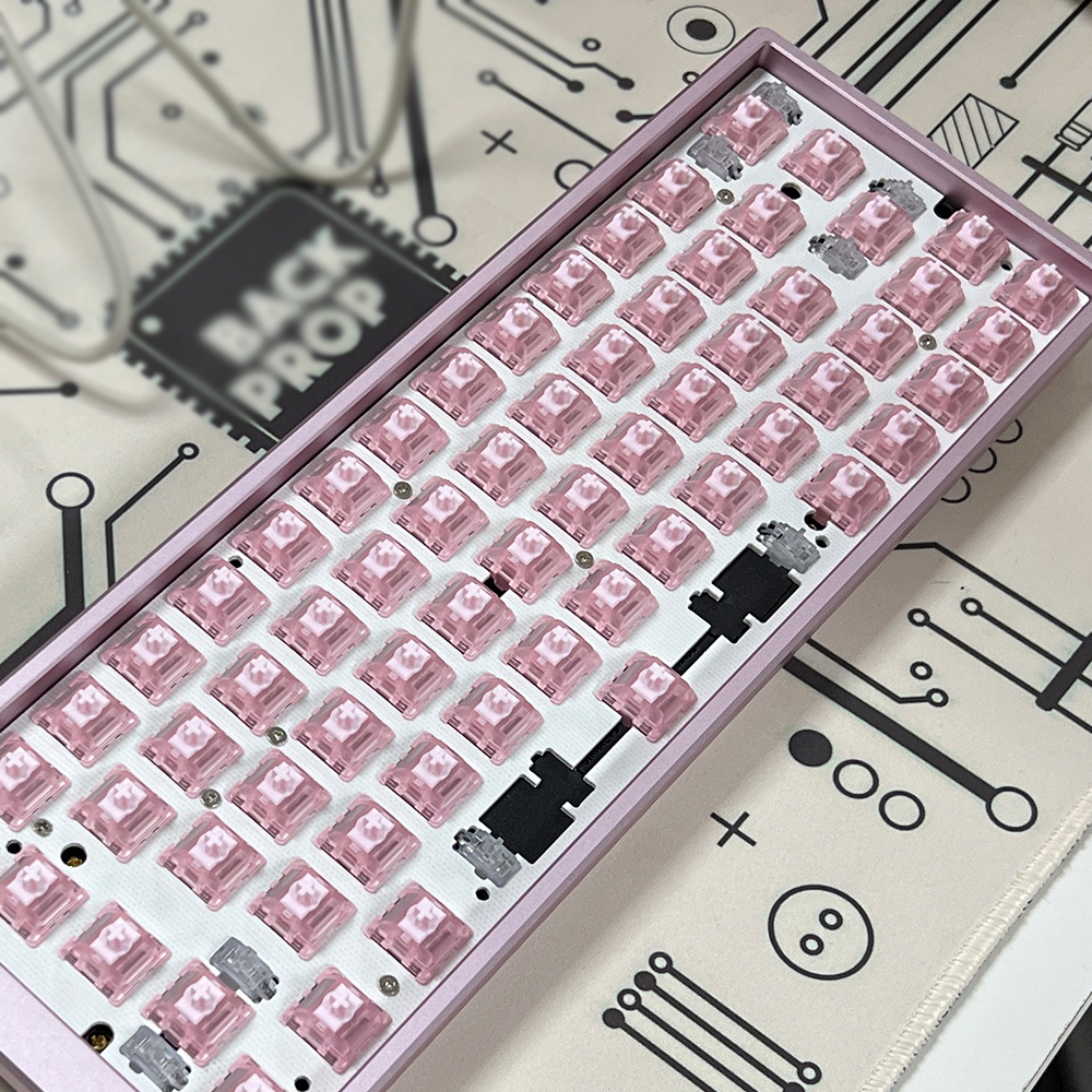 Duhuk Herz HE Magnetschalter Rosa Magnetschalter Rauschunterdrückungsstruktur Lichtleiter HIFI Gaming Magnetschaft Tastatur