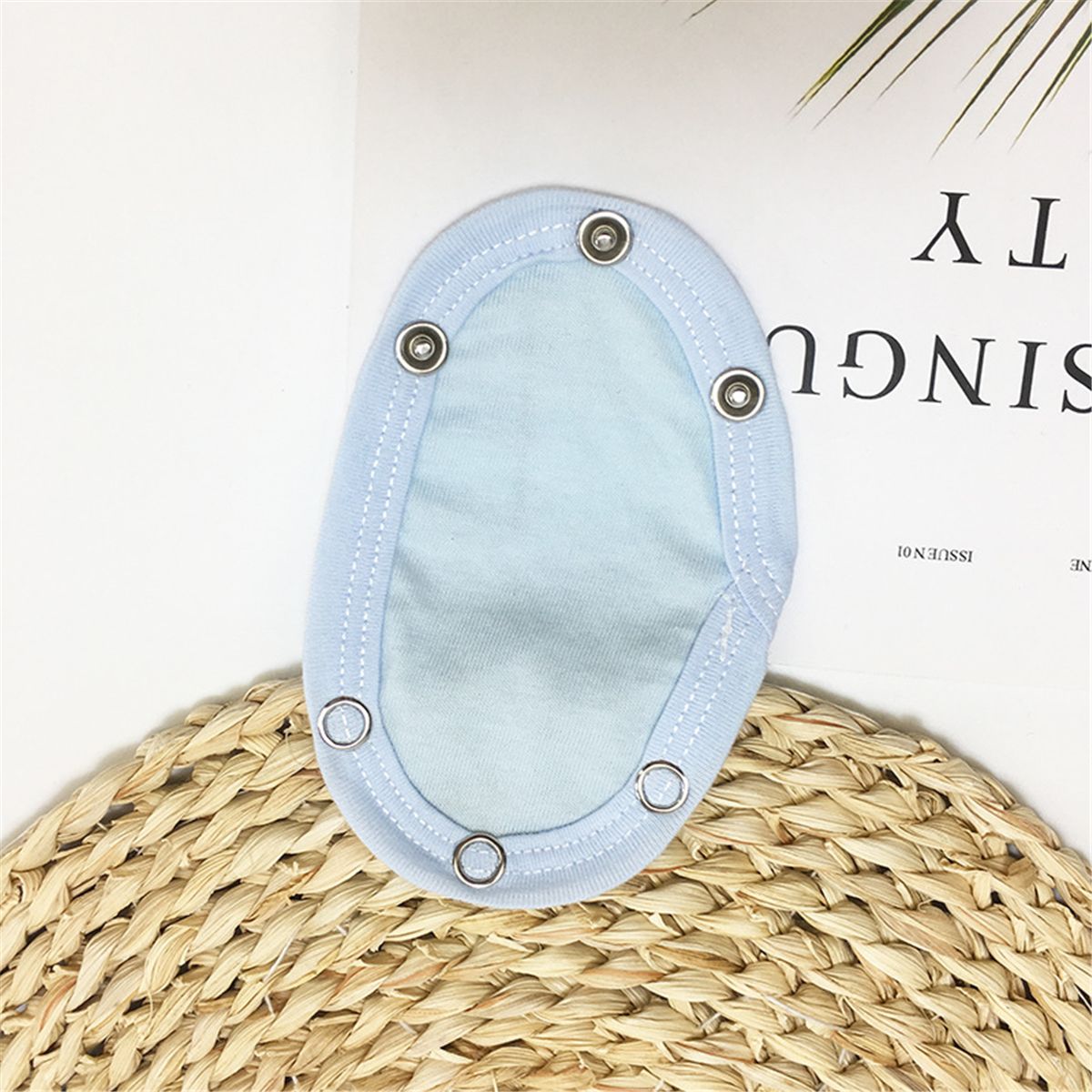 Baby Romper Lengthen Extend Pads Diaper Changing Pads Romper Partner Super Soft Infant Utility Body Wear Jumpsuit for Baby Care: blue	1pc