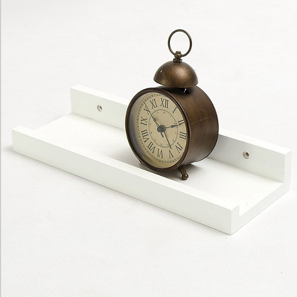 Modern Wall Mounted Wooden Shelves Floating Storage Shelf DIY Bookshelves Pot Rack for Home Room Wall Hanging Display Decor