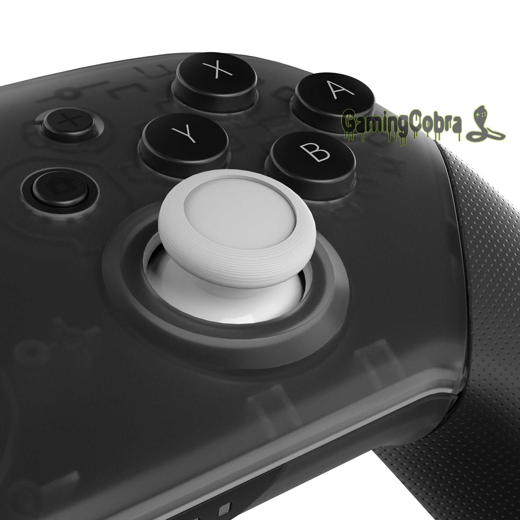 EXtremeRate Weiß Ersatz 3D Joystick Thumbsticks Analog Daumen-Stöcke mit Kreuzschlitz-schraubendreher für NS Schalter Profi Regler