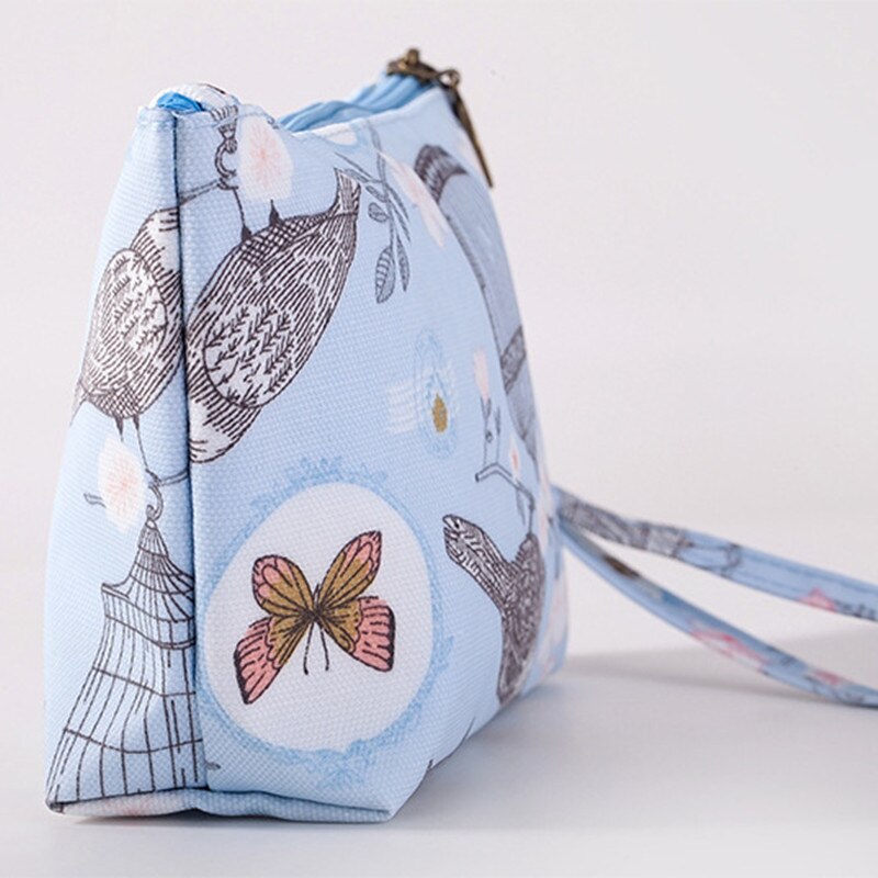 Travel Make Up Bag Organizer Zipper Flower Cosmetic Bag Women Lady Tote Washing Toiletry Makeup Pouch Bags