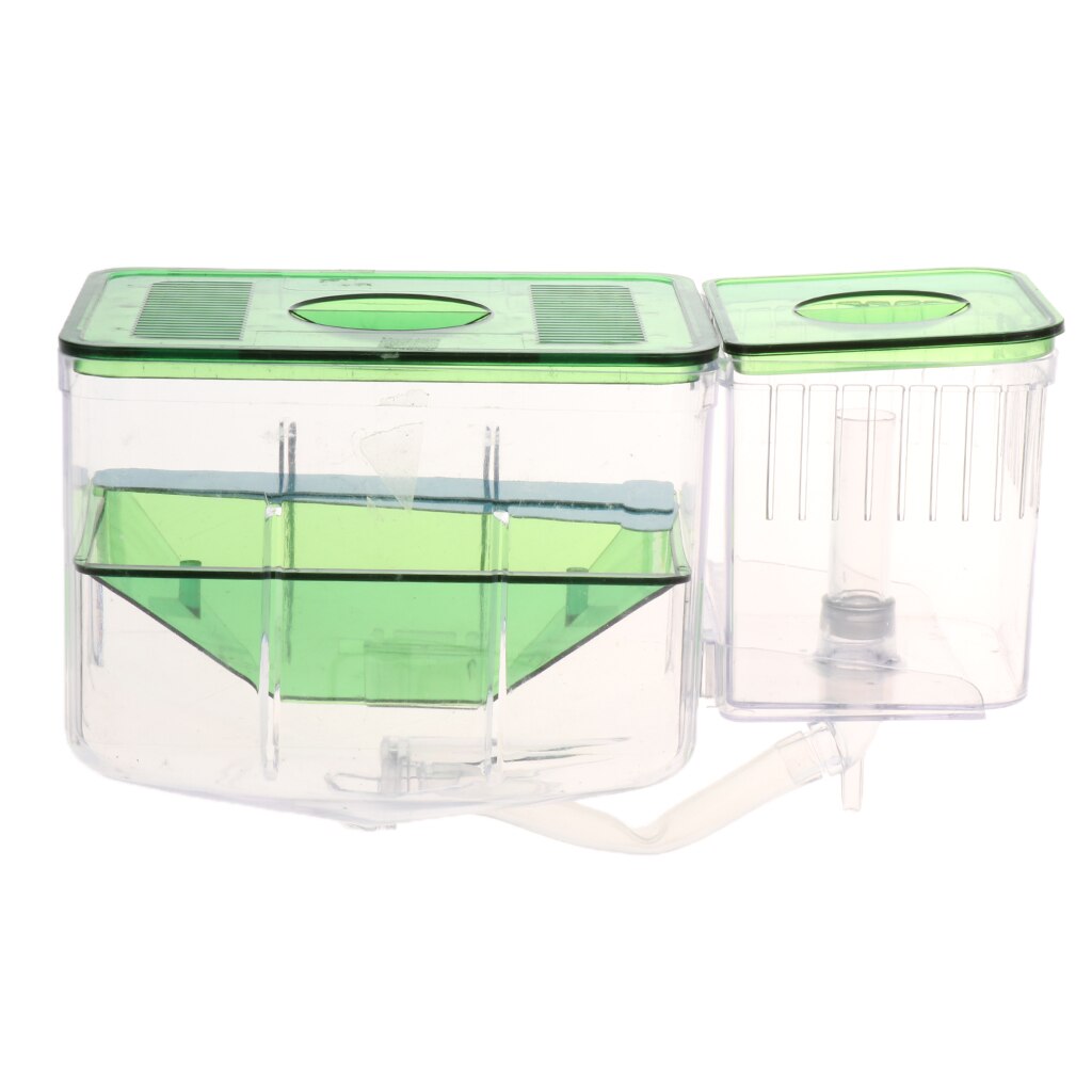 Clear Visteelt Isolatie Box Tank Aquarium Auto Circulerende Viskwekerij Transparant 20 X 10x 12Cm