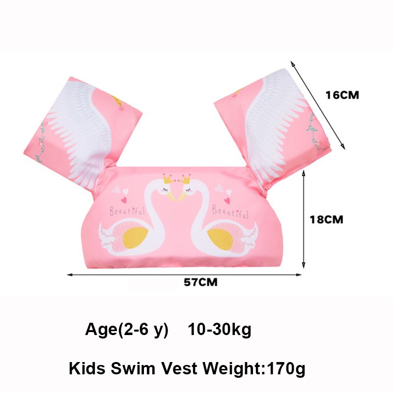Bébé enfants gilet de bain gilet de sauvetage sécurité Sport nautique mousse bras anneaux dispositifs de flottaison de sécurité nager cercle anneaux de natation âge 2-6