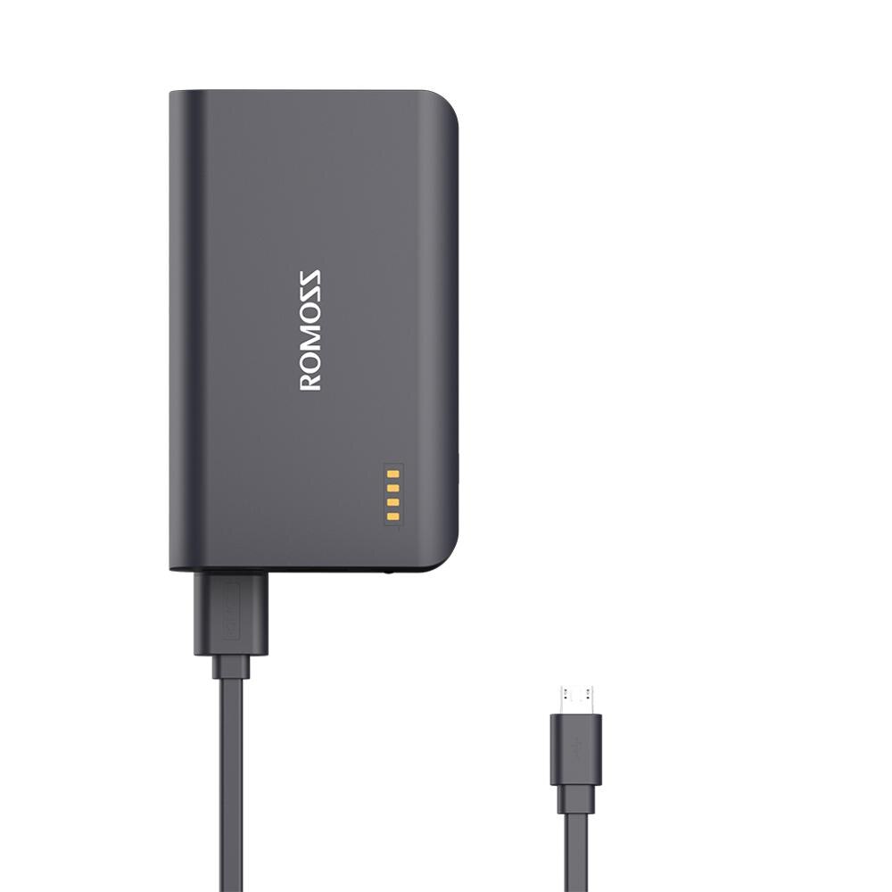 Romoss noir sens X 10000mAh rapide chargeur batterie externe QC 2.0 Portable double sortie USB pour téléphones tablette PC